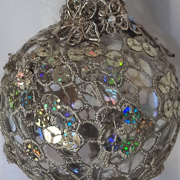 Handmade Christmas ornament stained glass #623 - Picture 4 of 6